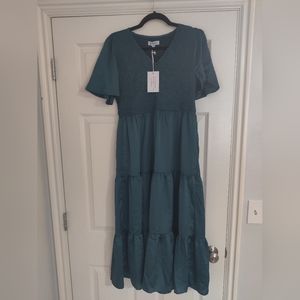 NWT Polagram Ruched Dress